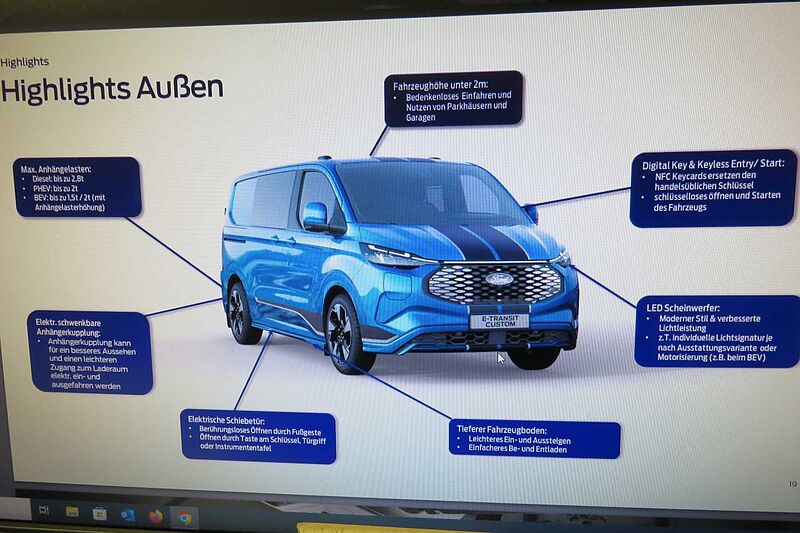 Ford Transit Custom Trend Elektro Sync4 / 0% Techno5