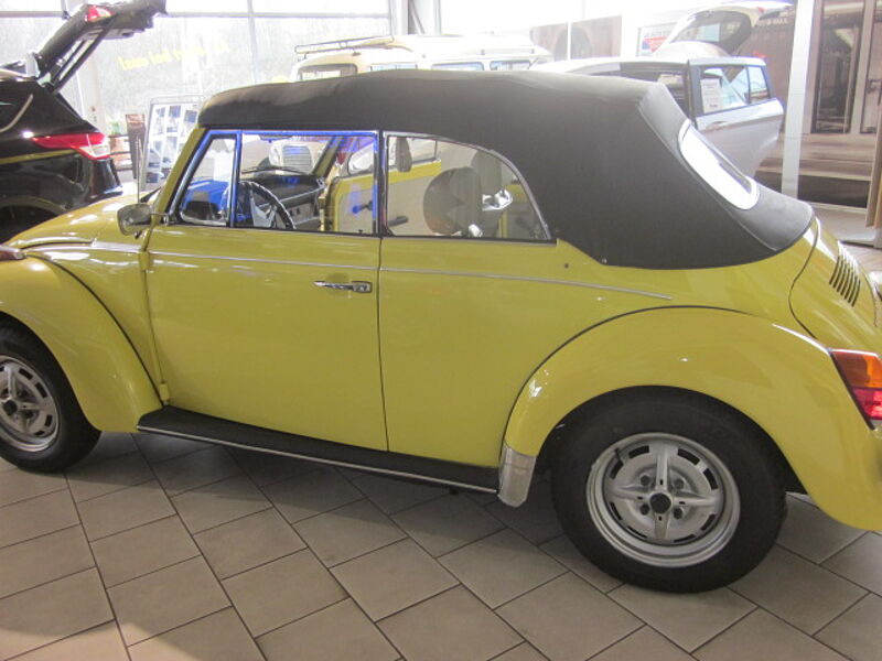 Volkswagen Verkauft : Käfer 1303 Cabrio 1979 limonengelb