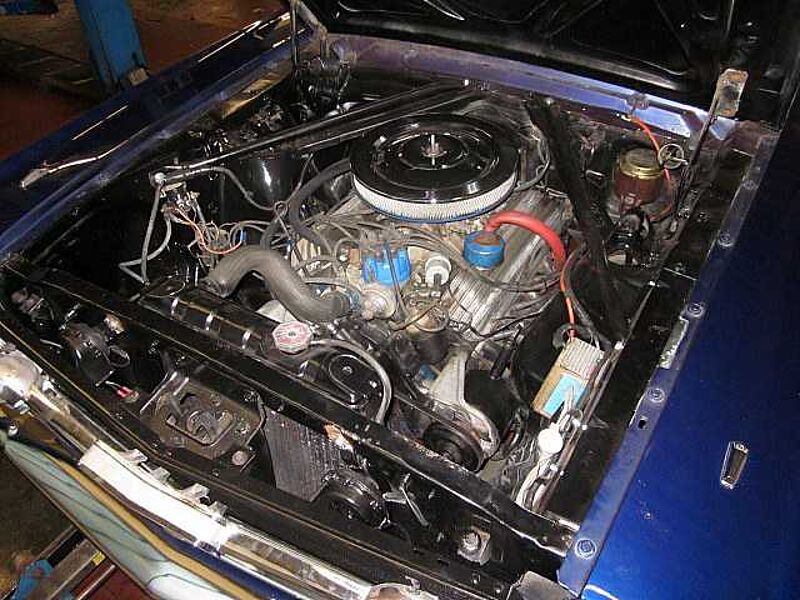 Ford Verkauft : Mustang 1966 V8 Cabrio Automatic / elektr. Verdeck / Black Plate