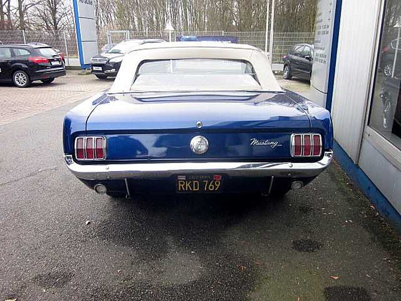 Ford Verkauft : Mustang 1966 V8 Cabrio Automatic / elektr. Verdeck / Black Plate