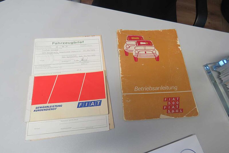 Fiat Verkauft : 500 R / 1. Hdn. / 82 TKM / Faltdach