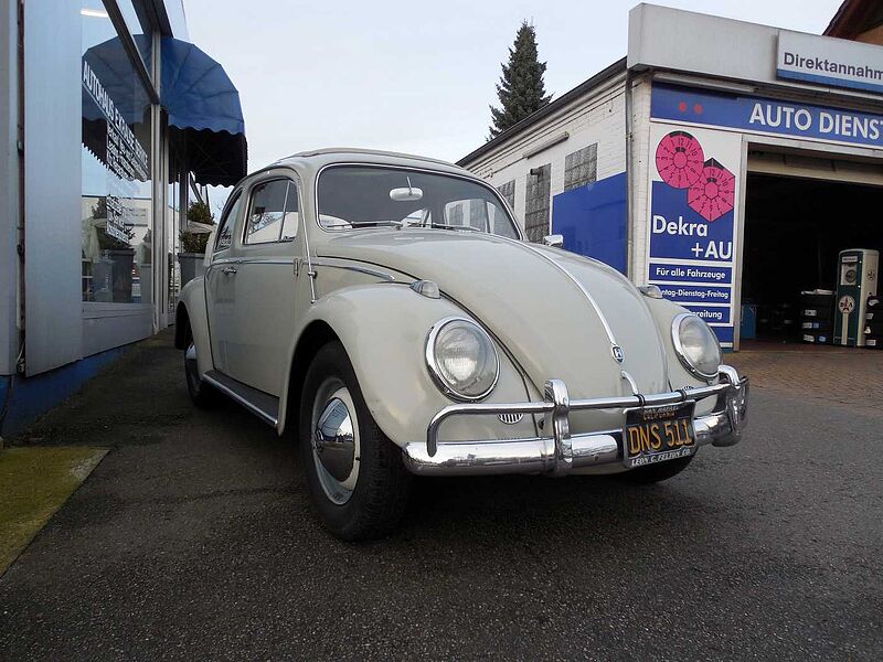 Volkswagen Verkauft : Käfer 1960 Faltdach / 1. Hdn. / Black Plate
