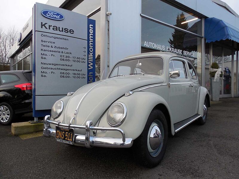 Volkswagen Verkauft : Käfer 1960 Faltdach / 1. Hdn. / Black Plate
