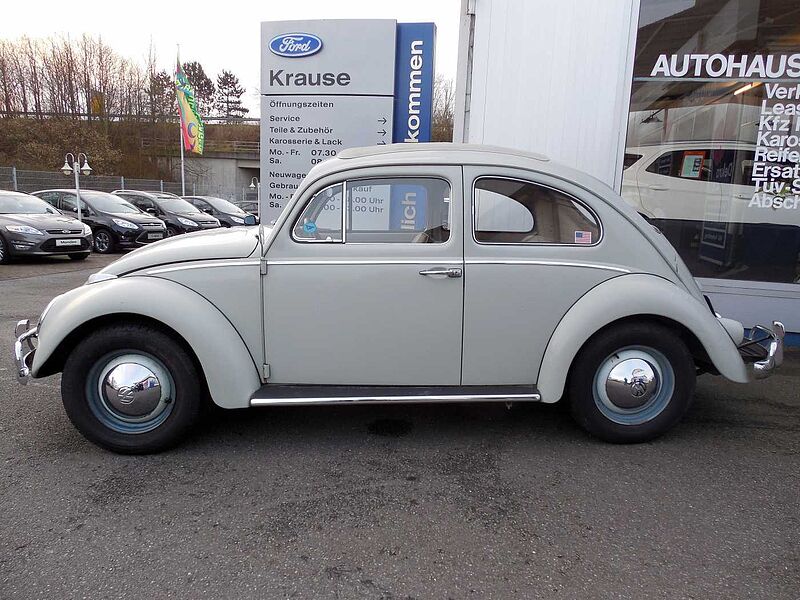 Volkswagen Verkauft : Käfer 1960 Faltdach / 1. Hdn. / Black Plate